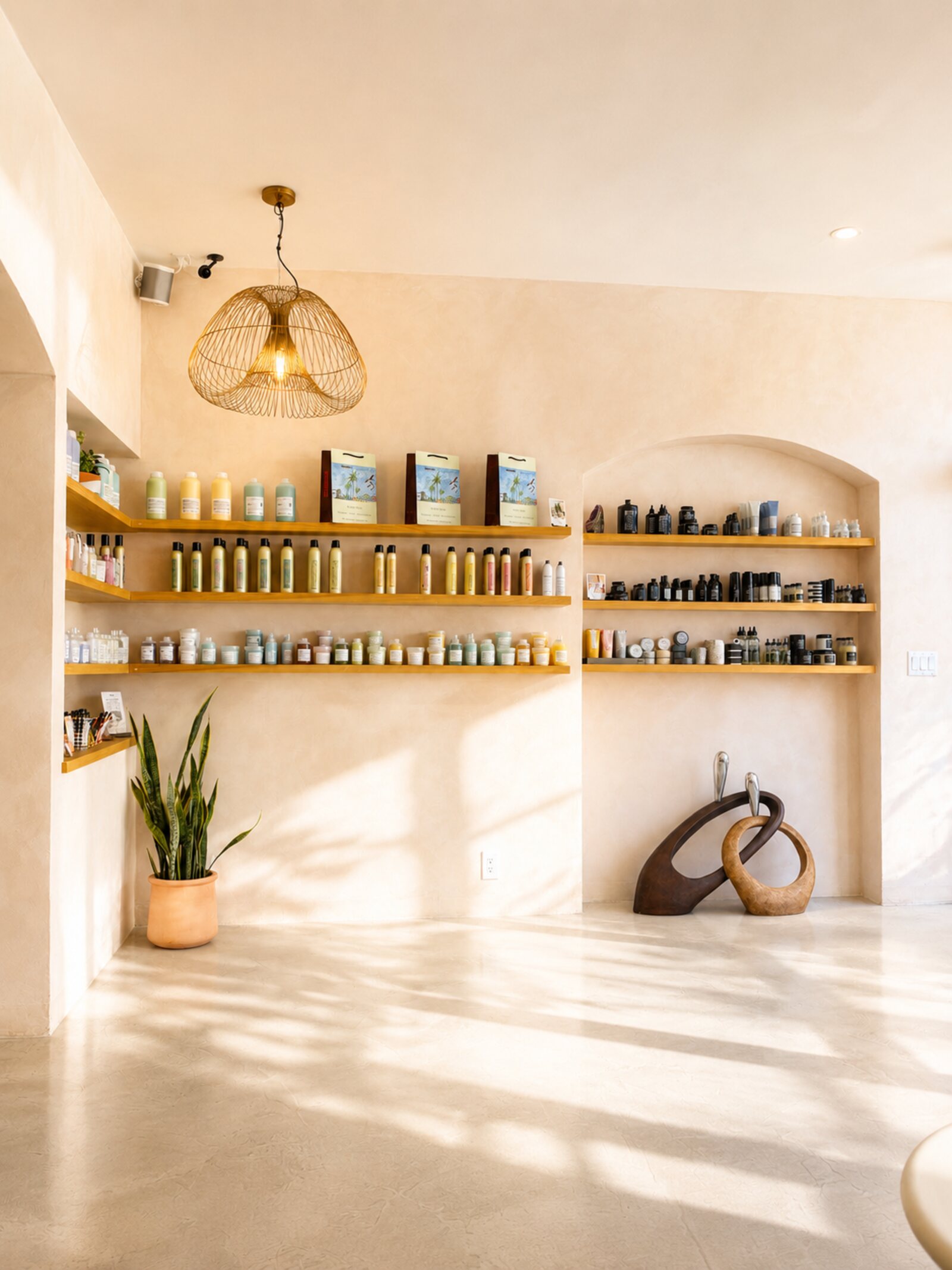 Product shelves at Red Market & Martial Vivot
